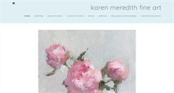 Desktop Screenshot of karenmeredithart.com